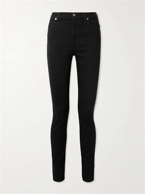 pantaloni stretti gucci|gucci jeans net a porter.